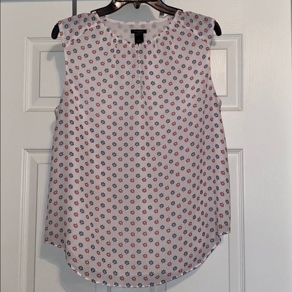 Ann Taylor Factory off white sleeveless tank